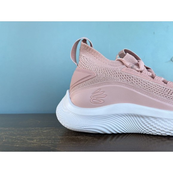 Under Armour Curry 8 Flow Class-Y Pink/White Men's Size 7.5 (9W) 3024432-601 - Picture 4 of 11